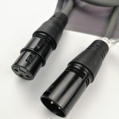 China Flexible Multimedia OFC Copper 3Pin XLR Male To Female Microphone Cable for sale