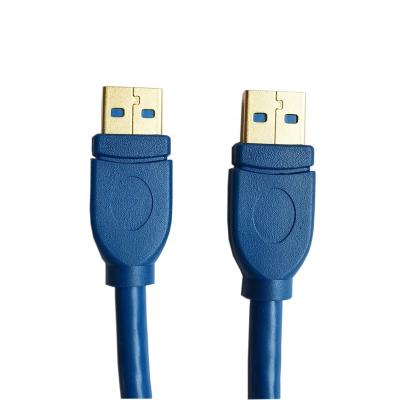 China For Charging 3.0 A USB to Male Cable, Mobile Phone USB Male to Cable USB Male Cord with Gold Plated Connector for sale