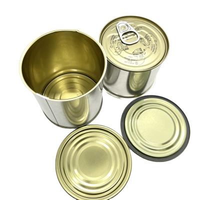 China Customed Easy Open Food Grade Food Packaging Nuts Storage Metal Tin Can Easy Open Can for sale