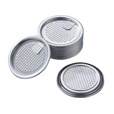 China 307 / 401 Ring Non Refillable Aluminum Easy Open Lid For Plastic Cans /Paper Can / Tin Can 83 mm / 99 mm Easy Open Lids for sale