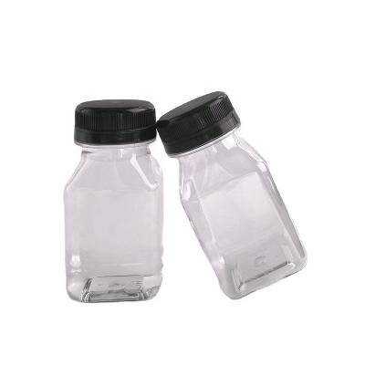 China 100% Virgin Material 4/8/10/12/16 Ounce Plastic Juice Bottles With PET Built Tamper Proof Cap China Drink Plastic Bottles Small Juice Bottle for sale