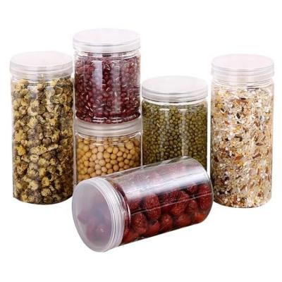 China Top Noise Leak Proof Moisture Proof Waterproof Food Storage Jars Plastic Round Box for sale