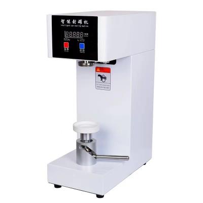 China Double Motor Hand Operation Cans Sealing Machine Semi Automatic Low Cost Manual Sealer For Plastic Container /Food Can Sealing for sale