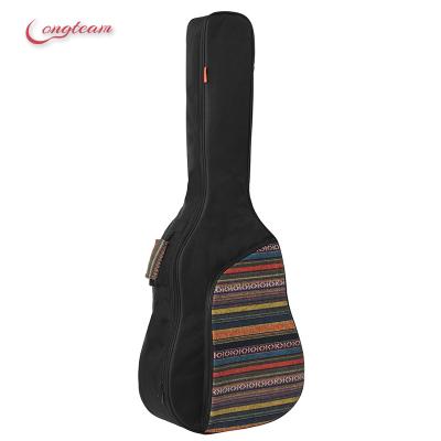 China Gitar/Bass Waterproof Guitar Bag 40 41 Inch Acoustic Guitar Music Instrument Case Bohemian Style Guitar Backpack Cover for sale