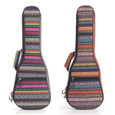 China Gitar/Ethnic Bohemia Style Ukulele Bag Hawaii Tenor Concert Soprano Bag Ukulele Ukulele Case Bass Yole Bags for sale