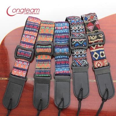 China GUITAR Bohemia style ukulele strap embroidery style ukulele straps longteam brand US-09 for sale