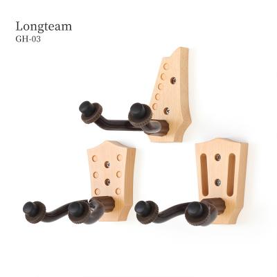 China Solid GUITAR Beech Wood Musical Instrument Hanger Guitar Wall Hook Violin Ukulele and Guitar Hanger Mandolin Accessories for sale