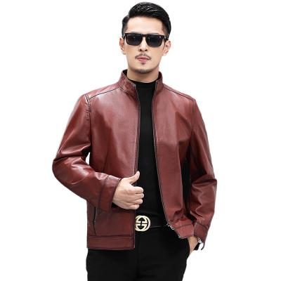 China Hot Sale OEM New QUICK DRY Men's Motorcycle Cattlehide High Quality Leather Jackets for sale