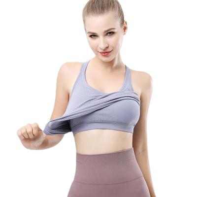 China Breathable Women Support Stable Moisture Absorbing Breathable Tops Sportssling Bra for sale