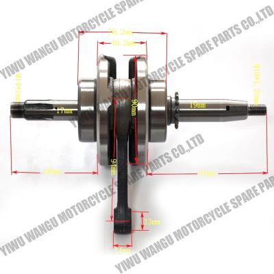 China Iron Motorcycle Crankshaft Product For C110 ATV 110 ITALIKA FT110 FORZA 110 C100 for sale