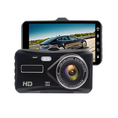 China Wide Angle HD Video Recording HD NEW Full 4 Inch IPS Touch Screen Front & Rear Car Video Dashcam 1080P Double Lens Black Box for sale