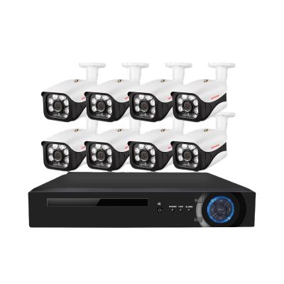 China 4CH Kit 8CH Indoor/Outdoor Waterproof Onvif P2P Metal IP Security NVR Video Camera 8CH Kit Surveillance System P2P for sale