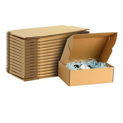 China Recycled Materials Logo Corrugated Packaging Paper Box Custom Shipping Boxes Kraft Shipping Boxes for sale