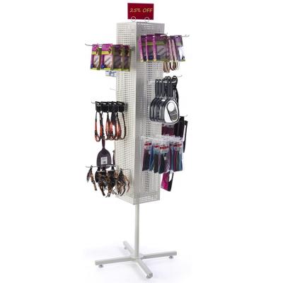 China China Custom Floor Standing Pegboard Magnetic Spinner Stretch Racks And White Magnetic Display Rack Jewelry Display Racks For Jewelry à venda