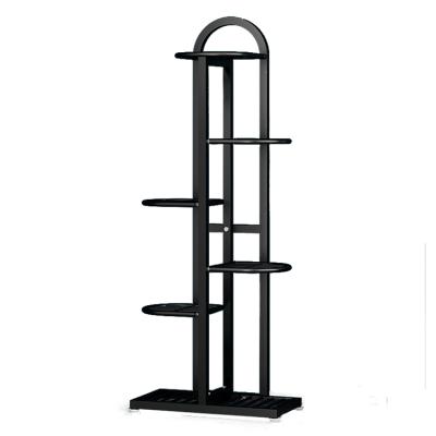 China Durable Multilayer Indoor Balcony Home Decoration Indoor Home Decoration Wrought Iron Flower Shelf Dill Green Potted Plants Rack Rack Plants for sale