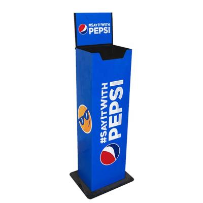 China Stable Automatic Lifting Display Rack Metal Spring Controlled For Cola , Beverage , Beer for sale