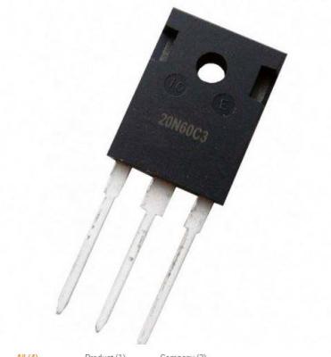 China MOSFET 20n60 Transistor ELECTRONIC COMPONENT MOSFET 20N60 Standard Transistor for sale