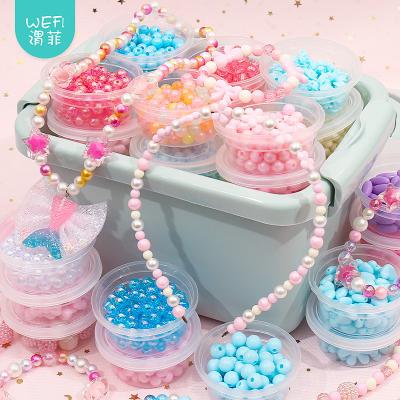 China Children Wearing Beads Bracelet DIY Handmade Jewelry Making Materials Packaging Educational Toys RS-009 for sale