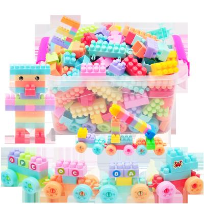 China Particle Building Blocks Plastic Children's Toys Children's Educational Toy Building Blocks Large Building Blocks for sale