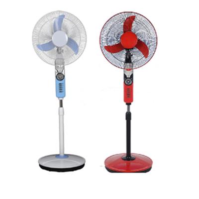 China Hotel 12V Solar Power Stand Fan 3 Speed ​​16 And 18 Inch Rechargeable Fan for sale