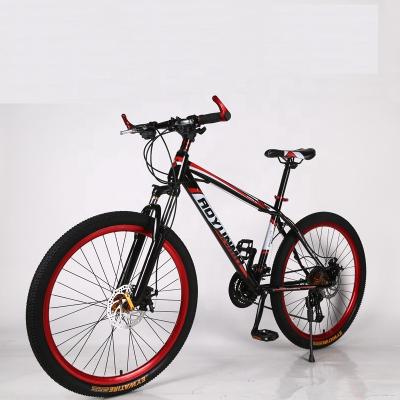 China Steel mountain bike 26 inch adult student off-road variable speed bicycle 24 inch bicycle shock absorbing bicycles for sale