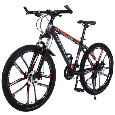 China Steel mountain bike 26 inch student adult cross-country bicycle 24 inch variable speed bicycle shock absorber bicycles for sale