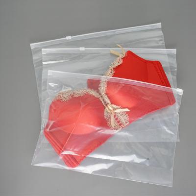 China Recyclable Hot Selling Recyclable Customizable Eco-Friendly Zipper Clothing Clear Plastic Ziplock Bag Packaging for sale