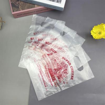 China Recyclable High Quality Custom Plastic LDPE Beverage Food Packaging Bag Logo Jewelry Bag Gift Packaging Bag Small Plastic Handbag for sale