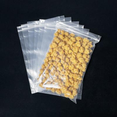 China Custom Recyclable Resealable Clear Plastic Bag Packaging , Clear Plastic Plastic Bag For Clothing / Food Packaging Bags for sale