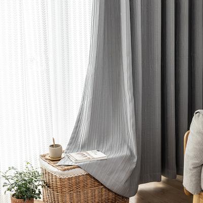 China Wholesale Modern High Quality Crushed Finish Curtain Upholstery Fabric Curtain for sale