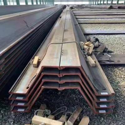 China YQF Steel Sheet Pile Piling Cofferdam Water Stop Pile River Canal Water Clamping Plate 400*170#098 for sale