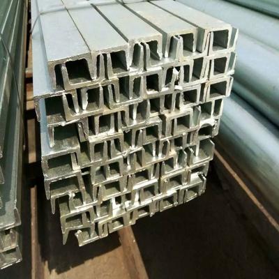 China Engineering construction YQF galvanized steel channel Q235 for hot rolled channel steel curtain wall can be used as cutting of steel structural construction for sale