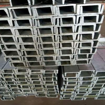 China Construction YQF 10# 12# Steel Stain Channel Curtain Wall Steel U Shape Construction Galvanized Steel Channel Q235B for sale