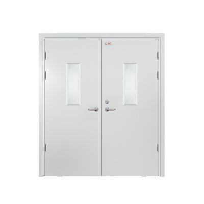 China Chinese Fire Protection Supplier Steel Security Door Fire Rated Luxury Metal Doors For Factory for sale