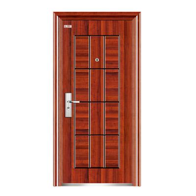 China Wholesale Custom Residential Anti Theft Factory Security Doors Metal Base Entry Track Steel Door for sale