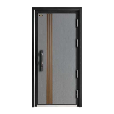 China High quality anti-theft hause security simple design stainless steel custom exterior main door for sale