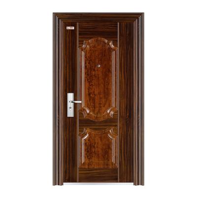 China Anti-theft Factory Directly Supply Armored Steel Door Exterior Front Entrances Design Basic Track Safe Door for sale