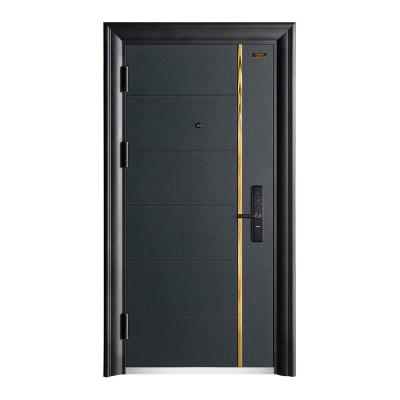 China Newest Factory Price Metal Entry Doors American Modern Design Anti-theft Steel Doors for sale