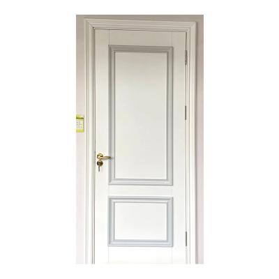 China Sound Insulation China Factory Main Door Custom Wood Patterns Interior Solid Wood Door for sale