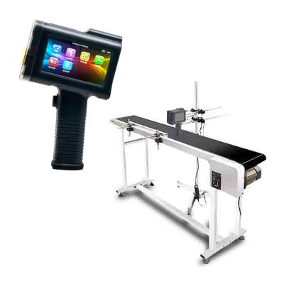 China Food Production Line Handheld Inkjet Printer For On Line Printing Stainless Steel Frame Durable And Strong Structure for sale