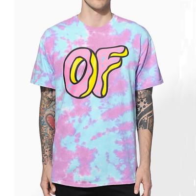 China QUICK DRY t-shirt printing tshrt custom men's tie dye empty T-shirt for sale