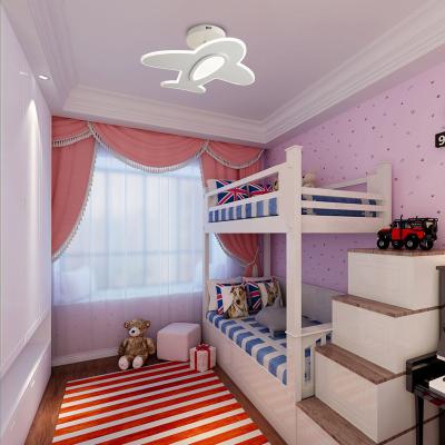 China Creative Modern Creative LED Ceiling Lamp Bedroom Boys Room Lights Cartoon Dimming Lights Girls Airplanes Girls Room Lamp Kids Room Lights for sale