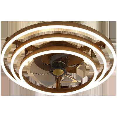 China Nordic modern three-ring bedroom dining room suction ceiling lamp modern household with electric fan ceiling lamp for sale