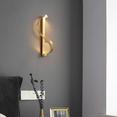 China Modern Decorate Bedroom Living Room Dining Room Modern Certified Copper Different Wall Lamp for sale