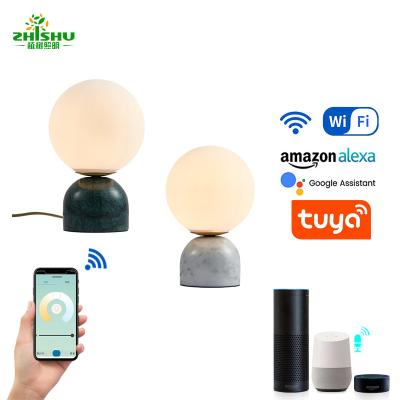 China WIFI Smart Modern LED Control Dimmable Modern Table Lamp for sale