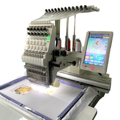 China Garment Shops T Shirt Single Head Garment Embroidery Computer Automated Embroidery Machine With High Speed for sale