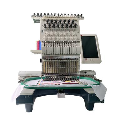 China Garment shops 12/15 niddles embroidery machine 350x500mm industry embroidery machine MT-1201/MT-1501 software for sale