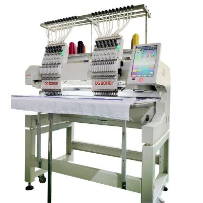 China Advertising company CE certified embroidery machines 1-2-3-4-6 head for sale industrial embroidery machine which can work 24 hours for sale