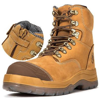 China YKK Zipper/RTS ROCKROOSTER Static Dispersive/Non-Slip Industrial Cut/High Cut Safety Shoes/Steel Toe Shoes Work Boot Low Boot Price for sale