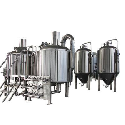 China Hotels Beer Making Machine 3 Barrel Brewhouse System Turnkey Beer Brewing Equipment for sale